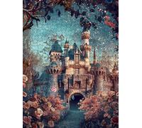 Villa Garden Jigsaw Puzzle 4000 Piece, Puzzles for Adults 4000, The Impossible Challenge, Jigsaw Puzzle Games Classic Educational, Wooden Puzzles, for Home Wall Decoration Gift FNKL1-72
