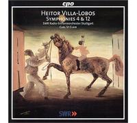 Villa-Lobos: Symphonies 4 & 12 / St. Clair (2001-01-16)