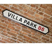 Villa Park Indoor Birmingham Street Sign Road Aston Sign City