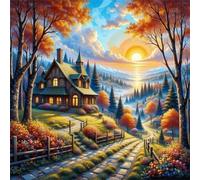 Villa Scenery 500 Piece Jigsaw Puzzles for Adults and Kids, Impossible Puzzle, Jigsaws 500 pieces for adults Gifts, Difficult jigsaw puzzles for The Whole Family