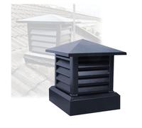 Villa Square Chimney Cap Long Service Life/Wide Adaptability Chimney Flue Cowl Suitable for Apartment Buildings, Cafeterias and Farmhouse(45x45cm/17.72x17.72in)