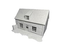 Village Cafe Building Normandy World War 2 Wargaming Scenery 28mm Dark Realms