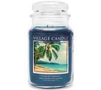 Village Candle 1-Piece 26 oz 1219 g Premium Candle Jar, Tropical Getaway