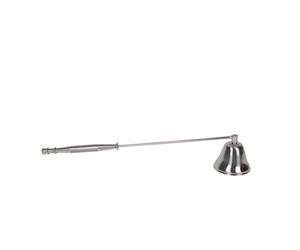Village Candle Chrome Plated Metal Candle Snuffer
