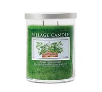 Village Candle Italian Herb, Medium Silver Lid Tumbler Scented Candle, 14oz