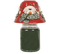 Village Candle - Penguin Candle Jar Shade 13cm - Suitable for all large jar candles, Yankee, Woodwick etc