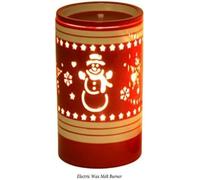 Village Candles S/Man Elec Wax Burner 18cm