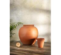 Village decor Clay Water Pot with lid (6000 ML Without TAB Model)