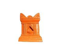 Village Decor Handmade Terracotta Clay Gardening/Brindavan Tulasi/Tulsi Pot holy Basil Plant Container Indoor- Outdoor Planter (BH - 1012 inch) (Brown(B* H = 7 inch * 10 inch))