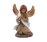 VILLAGE GIFT IMPORTERS 5" Christmas Nativity Collection - 36 Different Statues - Traditional Nativity Figures with New Merchants! - Hand-Painted and Made in Italy (Kneeling Angel)