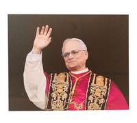 VILLAGE GIFT IMPORTERS Pope Leo XIV Photo Print | 8x10 or 8.5x11 | Catholic Wall Art | Faith-Inspired Décor for Home, Classroom, or Prayer Space | Printed in the USA (8" x 10" (Waving))
