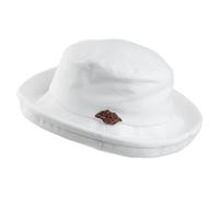 Village Hats sur la tête Arbres Packable Bucket Hat - White L