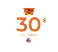 Village Inn Gift Card 30 USD Key - UNITED STATES