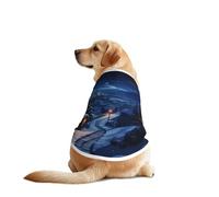 Village on a Snowy Day Pet T-Shirts for Dogs-Dog Clothes for Large and Medium Dogs, Comfortable Dog Shirts, Perfect for Daily Wear