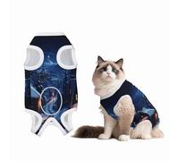Village on a Snowy Day Recovery Suit for Dogs Cats After Surgery,Pet Recovery Shirt, Dog Onesies Pet Surgery Recovery Suit