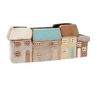 Village Pottery 4 Houses Planter