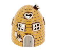 Village Pottery Beehive Dome Mini House Tea Light Holder - Yellow