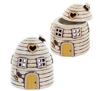 Village Pottery Beehive Dome Warmer - Cream/Yellow 330953