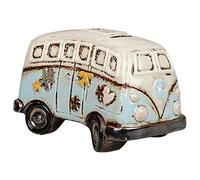 Village Pottery Campervan Money Box Blue