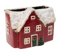 Village Pottery Christmas Cottage Planter
