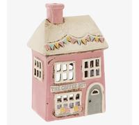 Village Pottery Coffee Shop Tealight Candle Holder 360136