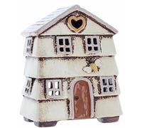 Village Pottery Cream Beehive House Tealight Holder