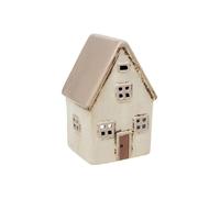 Village Pottery Cream House Tealight Holder