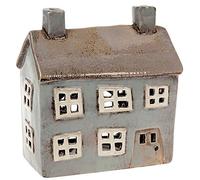 Village Pottery Grey House Tealight Holder