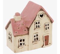 Village Pottery Heart House Tealight Candle Holder 360104