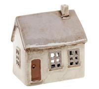 Village Pottery Light Grey House Tealight