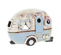 Village Pottery Pale Blue Caravan Tealight Holder