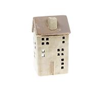 Village Pottery Town House Tealight Holder - Cream JD310772