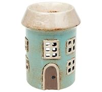 Village Pottery Warmer Windows Aqua