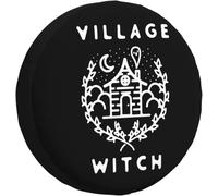Village Witch Auto Tyre Covers Waterproof Spare Wheel Cover Dust-Proof Car Wheel Accessories Universal For Trailer Rv Suv 14inch