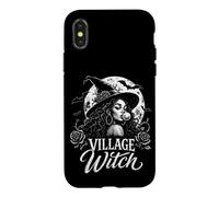 Village Witch Bubblegum Melanin Wicca Witchy Halloween Case for iPhone X/XS