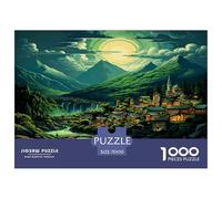 Villages Jigsaw Puzzles for Adults Gifts 1000 Piece Challenging Games Home DecoRation Hamlet Jigsaw Puzzle for Adults And Kids Age 12 And Up 70x50cm/1000pcs