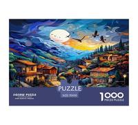 Villages Jigsaw Puzzles for Adults Gifts 1000 Piece Family Challenging Toys Home DecoRation Hamlet Jigsaw Puzzle for Adults And Kids 70x50cm/1000pcs