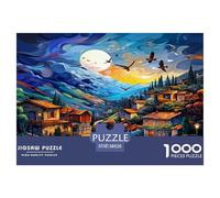 Villages Jigsaw Puzzles for Adults Gifts 1000 Piece Family Challenging Toys Home Decors Hamlet Jigsaw Puzzle for Adults And Kids 38x26cm/1000pcs