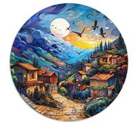 Villages Jigsaw Puzzles for Adults Gifts 1000 Pieces Challenging Games Home Decors Brainteasing Hamlet Jigsaw Puzzle for Adults And Kids 1000pcs (67.5x67.5cm)