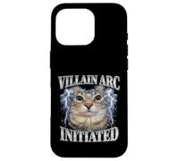 Villain Arc Cat Meme Funny Design Case for iPhone 16 Pro
