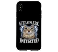 Villain Arc Cat Meme Funny Design Case for iPhone XS Max