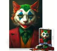 Villain Cat 1000-piece Puzzle for Teenagers Brain Strength Peaceful Escape Firm Interlock Joyful Xmas (38x52cm)