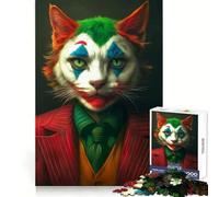 Villain Cat Puzzle for Teenagers 1000 Pieces Thinking Skill Restful Activity Neat Edges Xmas Present (50x75cm)