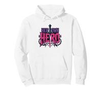 Villain Era Sword Shield Warrior Woman Graphic Fierce Pullover Hoodie