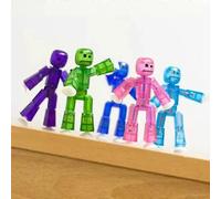 Villains & Guardians - Stikbot Stop Motion Action Toy with Suction Cup