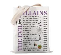 Villains Movie Tote Bag The Evil Queens Tote Bag Villains Lovers Movie Fans Gift (Villains tb)