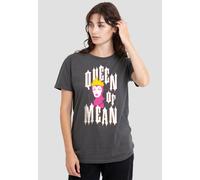Villains Queen Of Mean T Shirt, Charcoal Disney Charcoal M