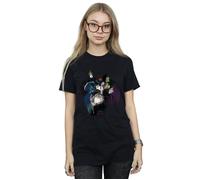 Villains Sketch Cotton Boyfriend T-Shirt Disney Black XL