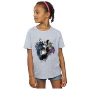 Villains Sketch Cotton T-Shirt Disney Grey 12-13 Years