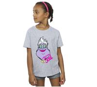 Villains Ursula Unfortunate Soul Cotton T-Shirt Disney Grey 12-13 Years